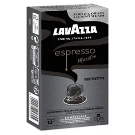 Lavazza Espresso Maestro Ristretto Cápsulas Compatibles Nespresso Caja 10